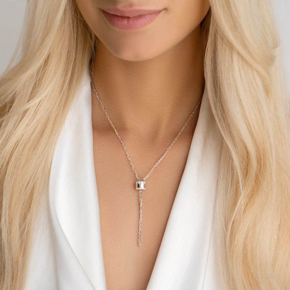 Náhrdelník s diamantmi Ebba