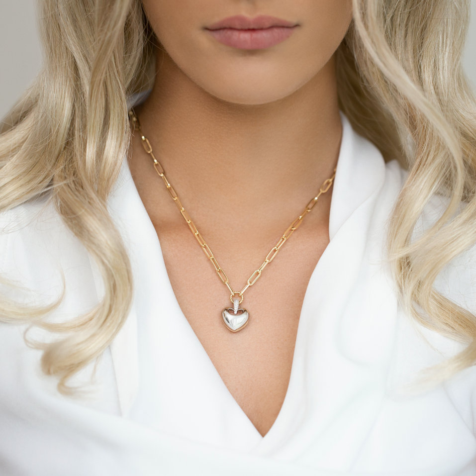 Náhrdelník s diamantmi Love Mania