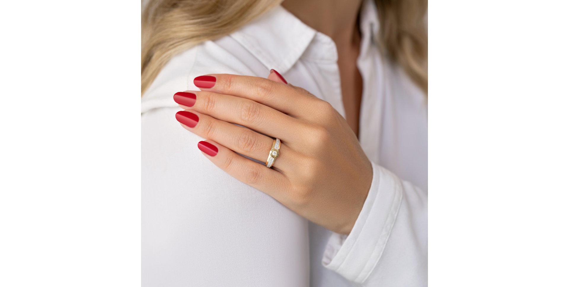 Prsteň s diamantmi Nythera