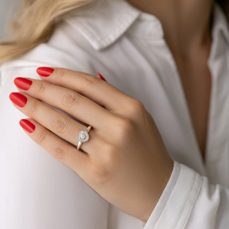 Prsteň s diamantmi Lorathis