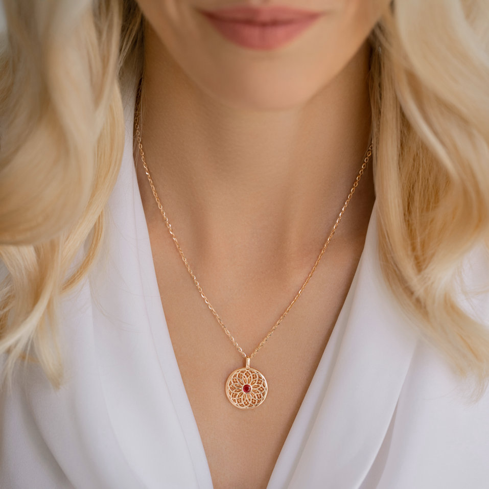 Náhrdelník s tanzanitom Mirelleon