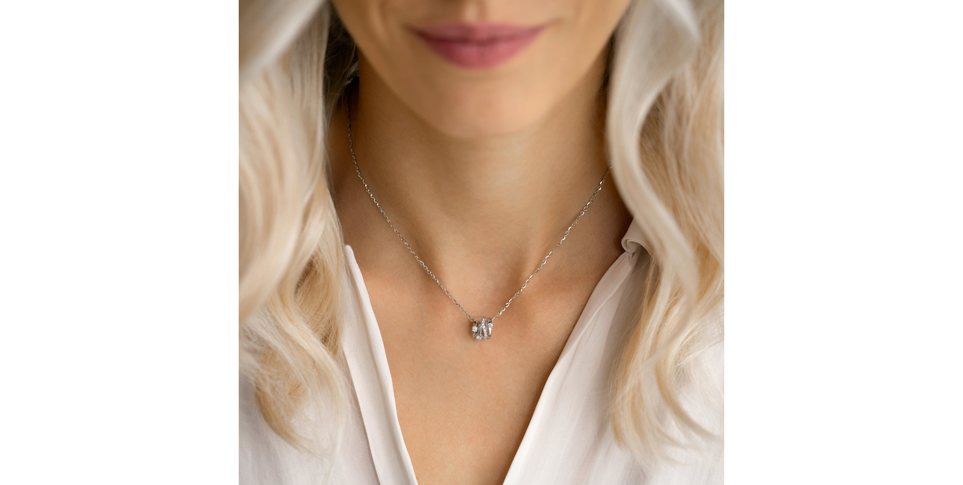 Náhrdelník s diamantmi Tilda