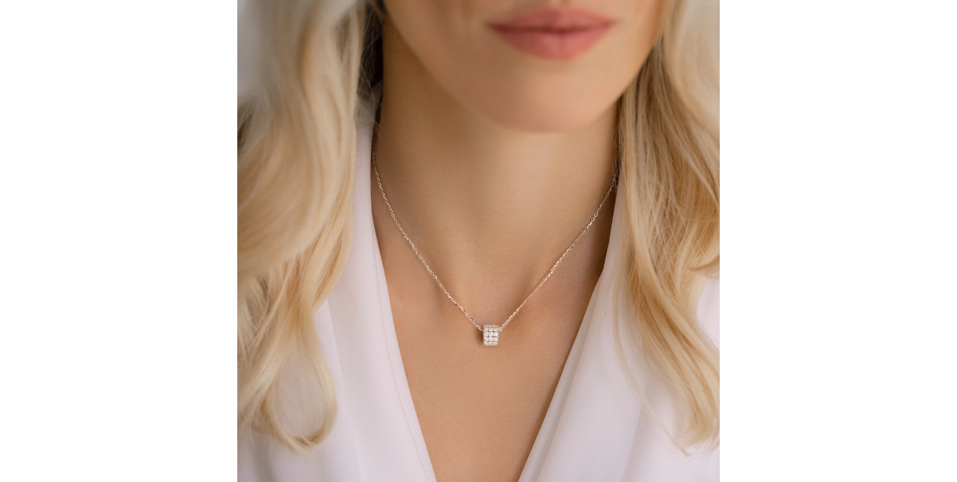 Náhrdelník s diamantmi Sunbeam Bliss