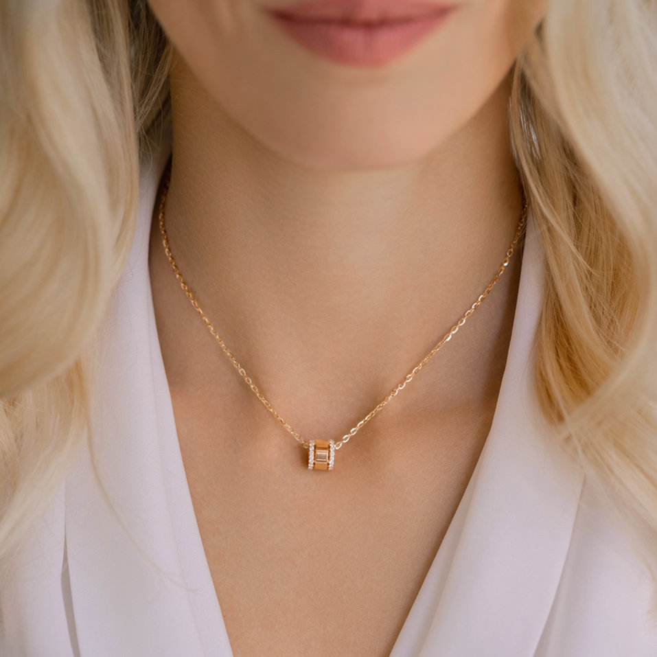 Náhrdelník s diamantmi Dewline