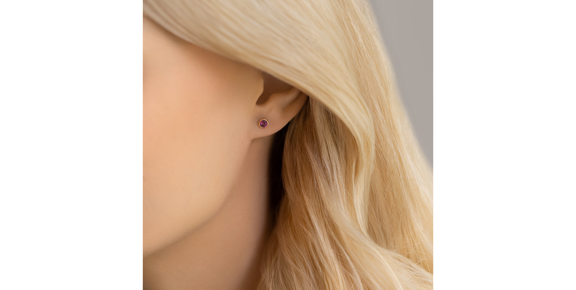 Náušnice so zafírom Shiny Dots