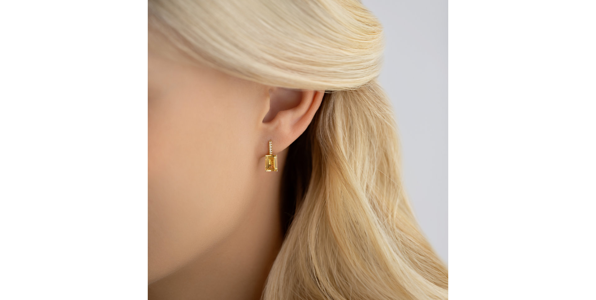 Náušnice s diamantmi a tanzanitom Mireth