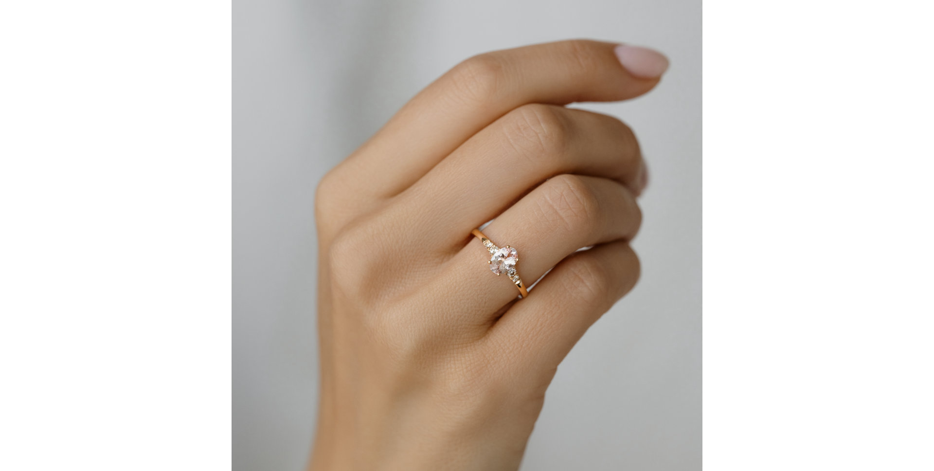 Prsteň s diamantmi a ametystom Melisandra