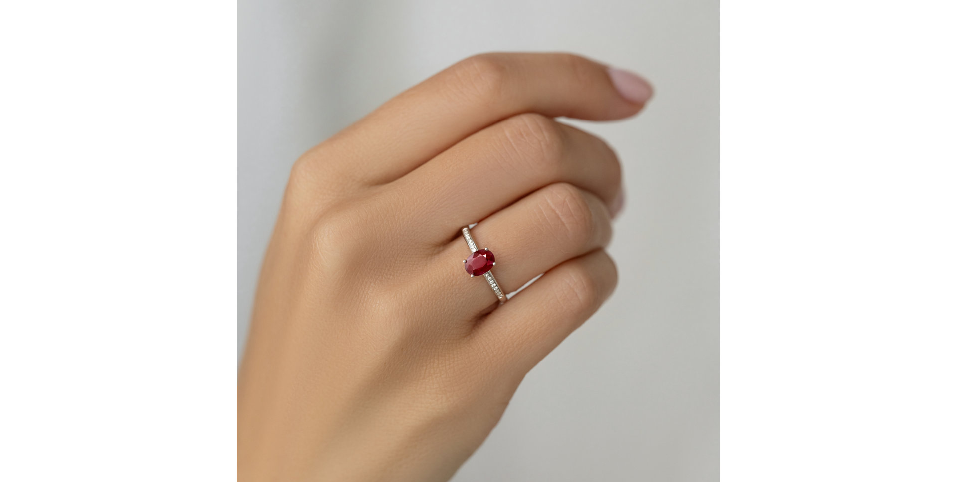 Prsteň s diamantmi a ametystom Lauriene