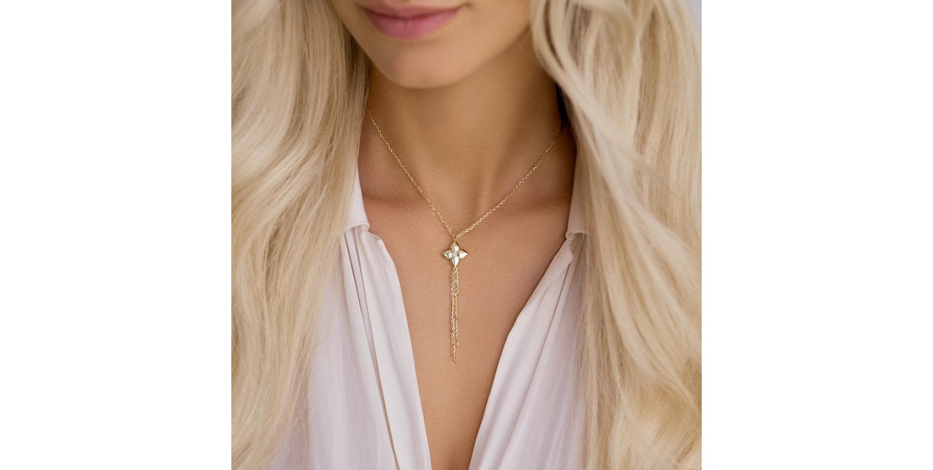 Náhrdelník s diamantom Lily's Grace