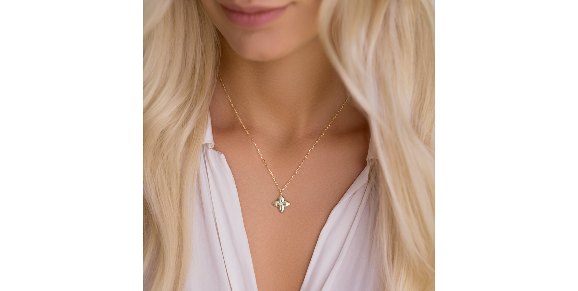 Náhrdelník s diamantom Lily’s Grace