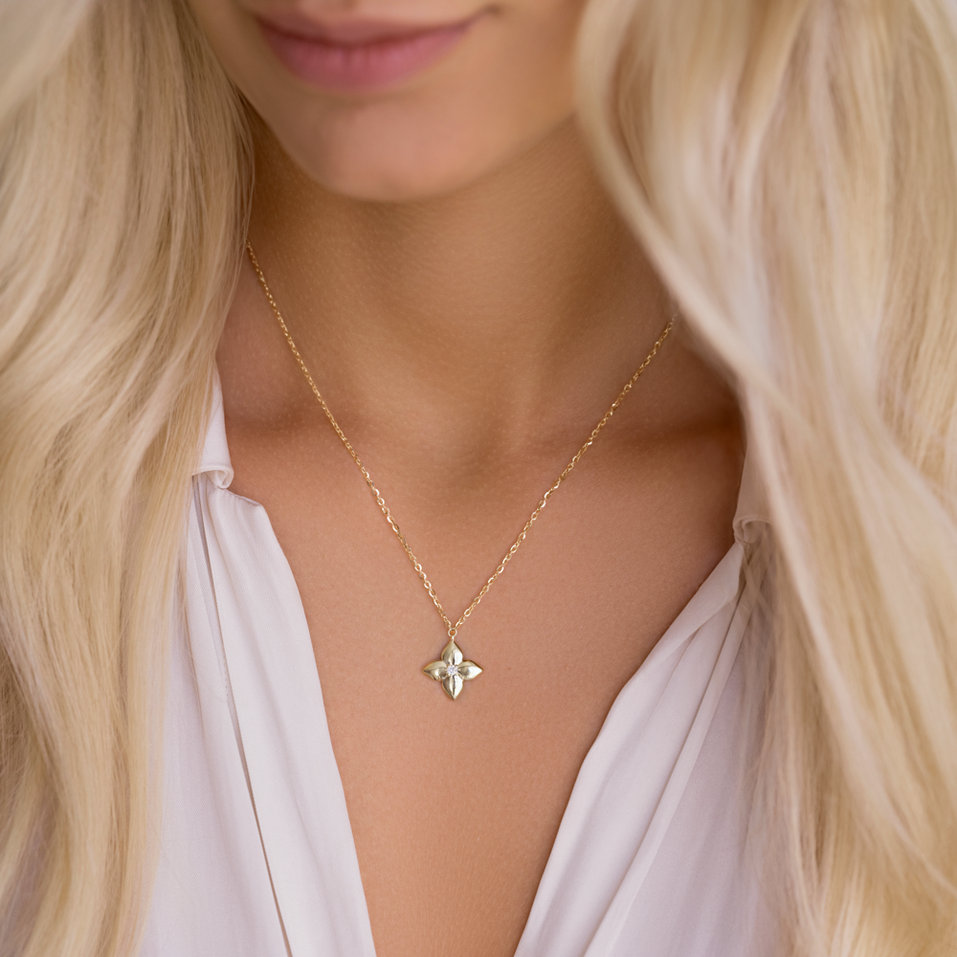 Náhrdelník s diamantom Lily’s Grace