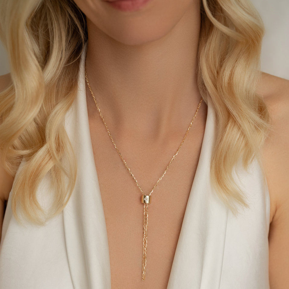 Náhrdelník s diamantmi Shine of Sophistication