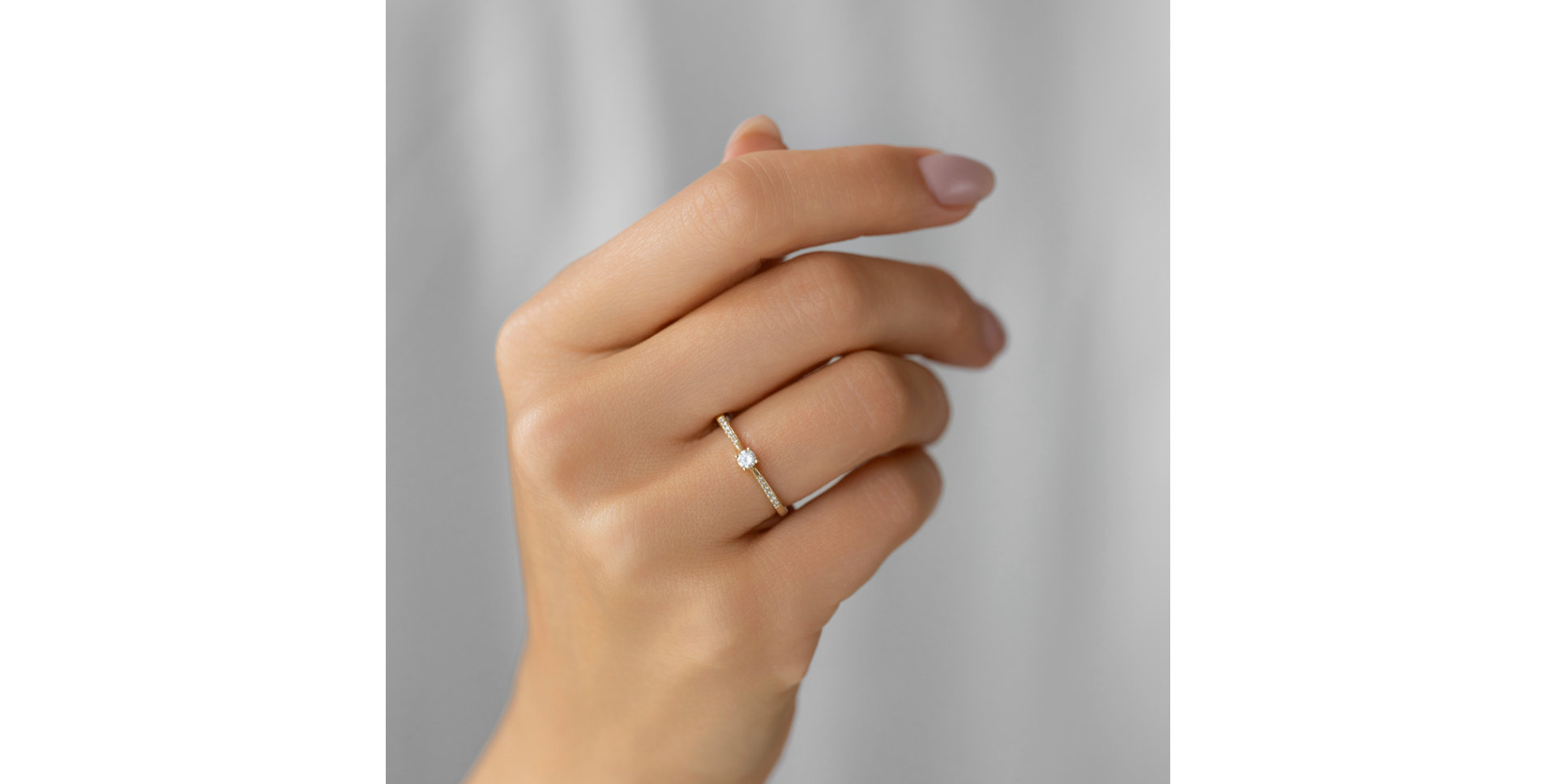 Prsteň s diamantmi Pure Love
