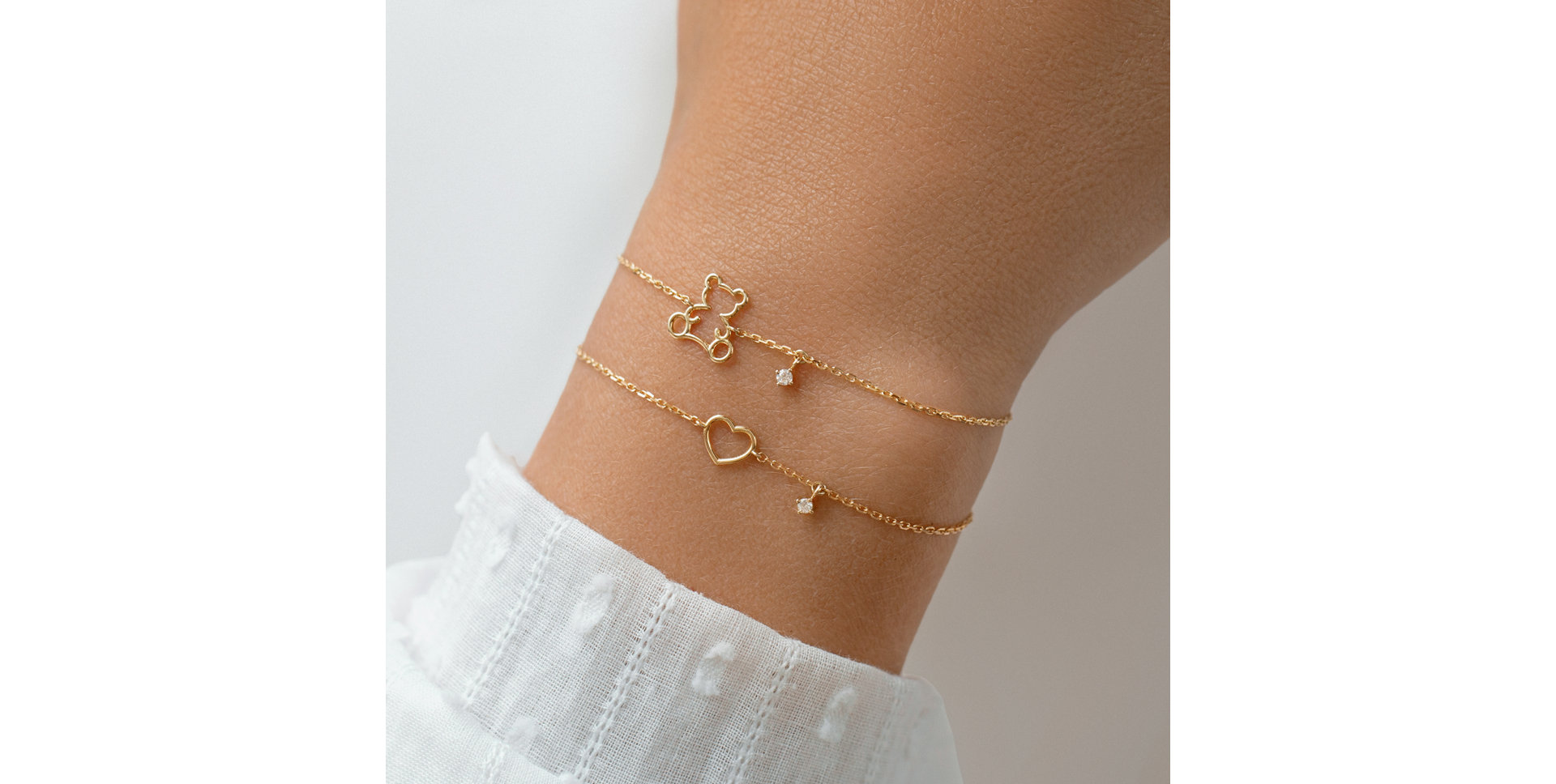 Náramok s diamantom Teddy