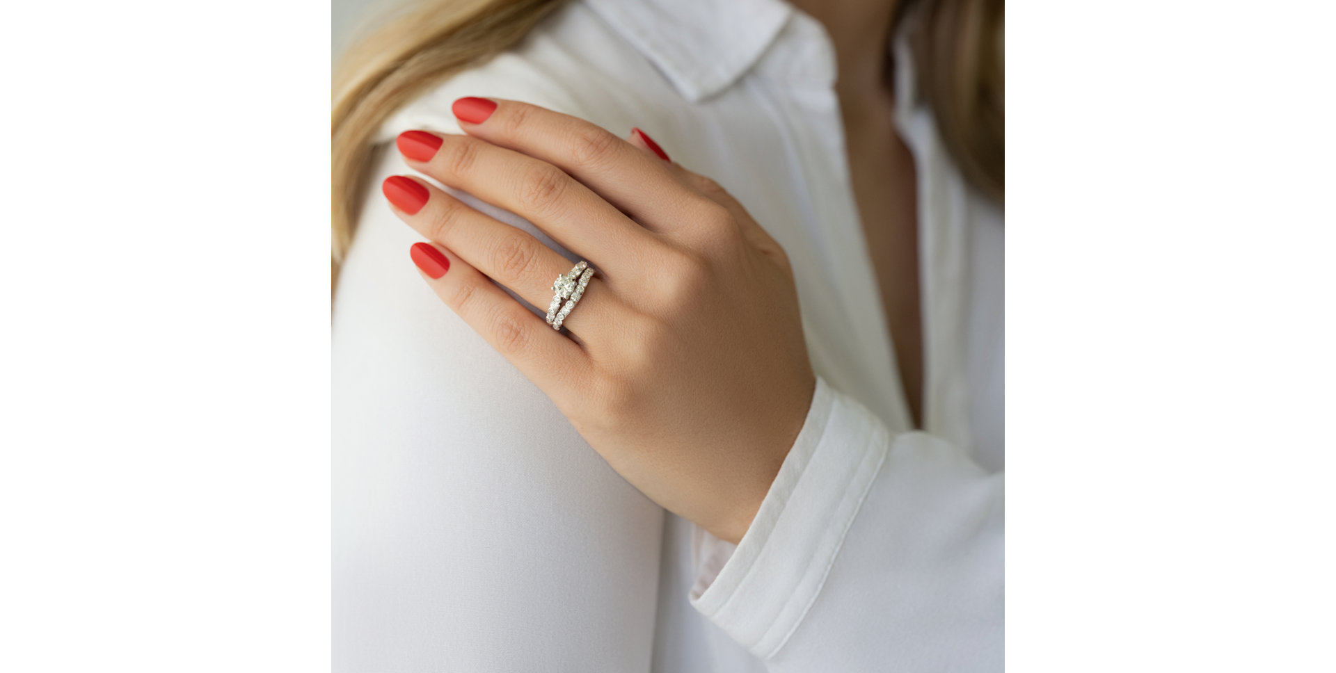 Prsteň s diamantmi Shards of Light