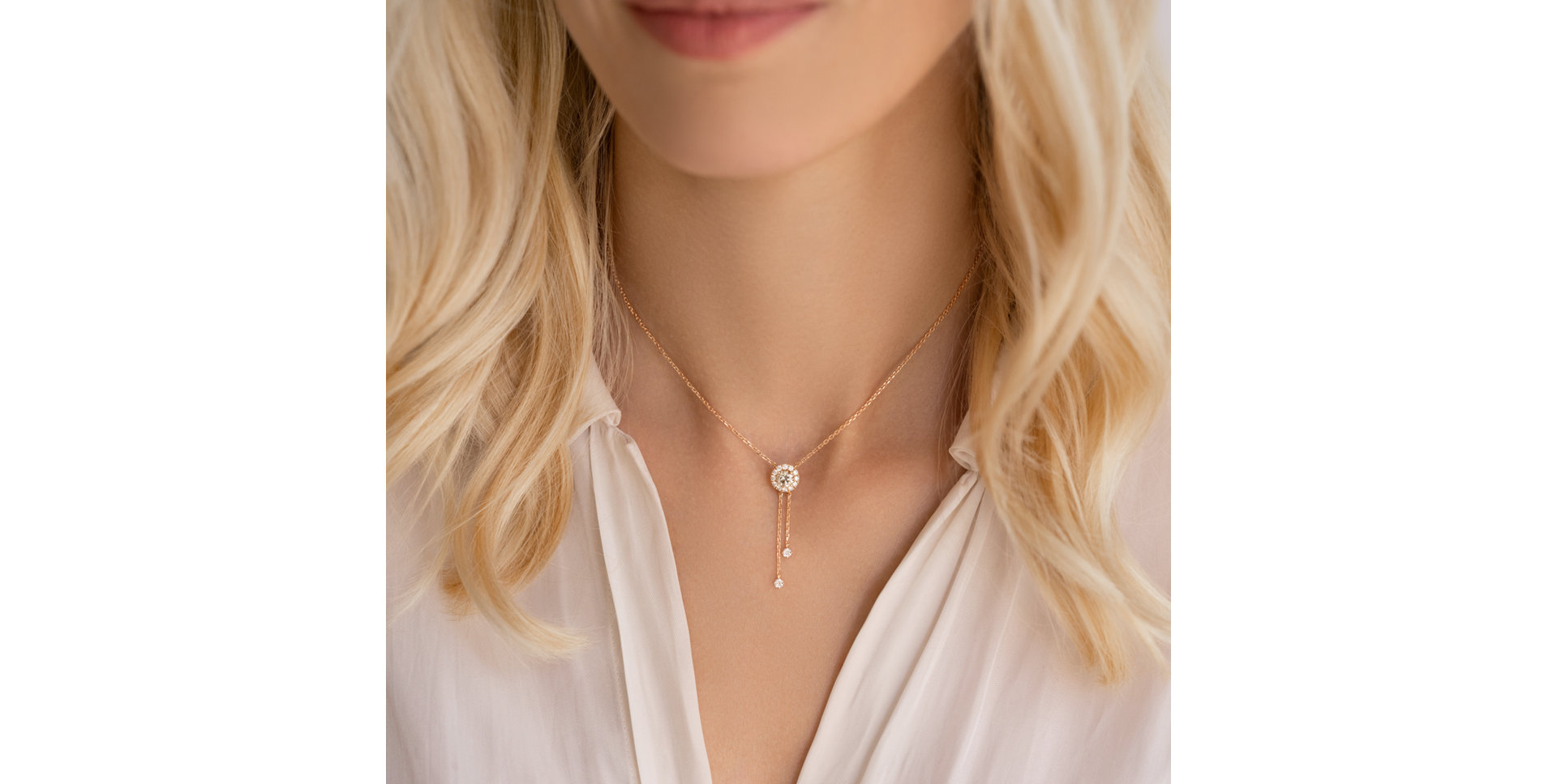 Náhrdelník s diamantmi Sirius