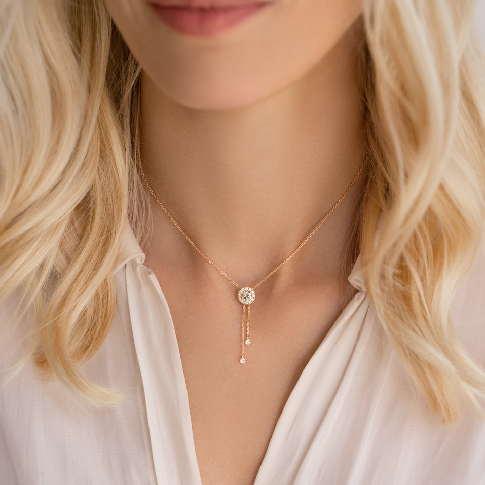 Náhrdelník s diamantmi Sirius