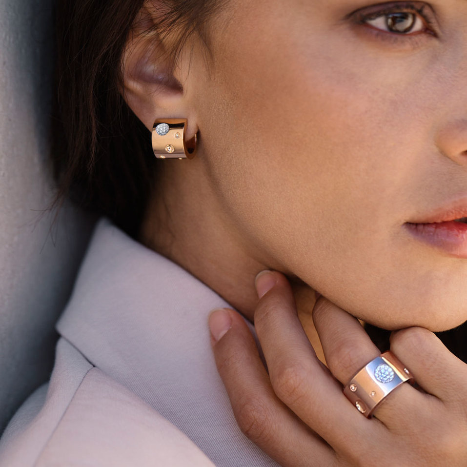 Prsteň s diamantmi Pois Moi