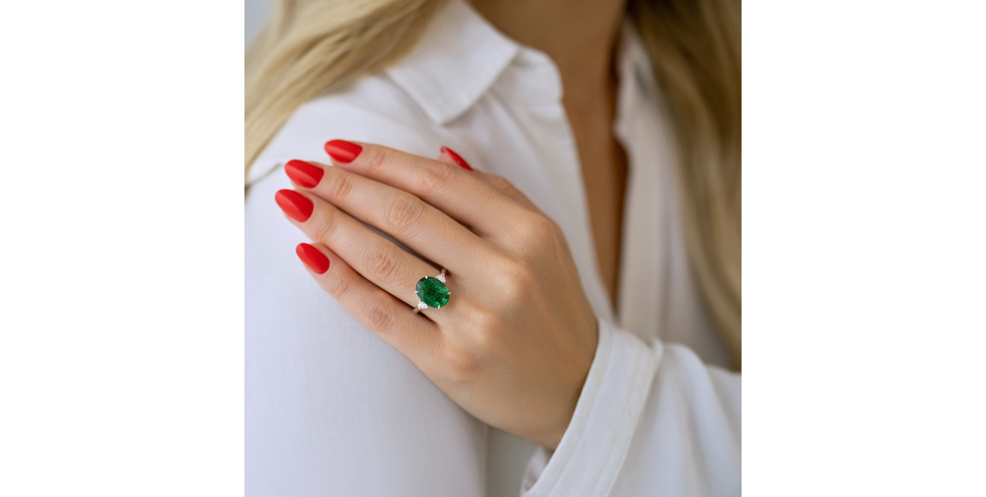 Prsteň s diamantmi a tanzanitom Elvianne