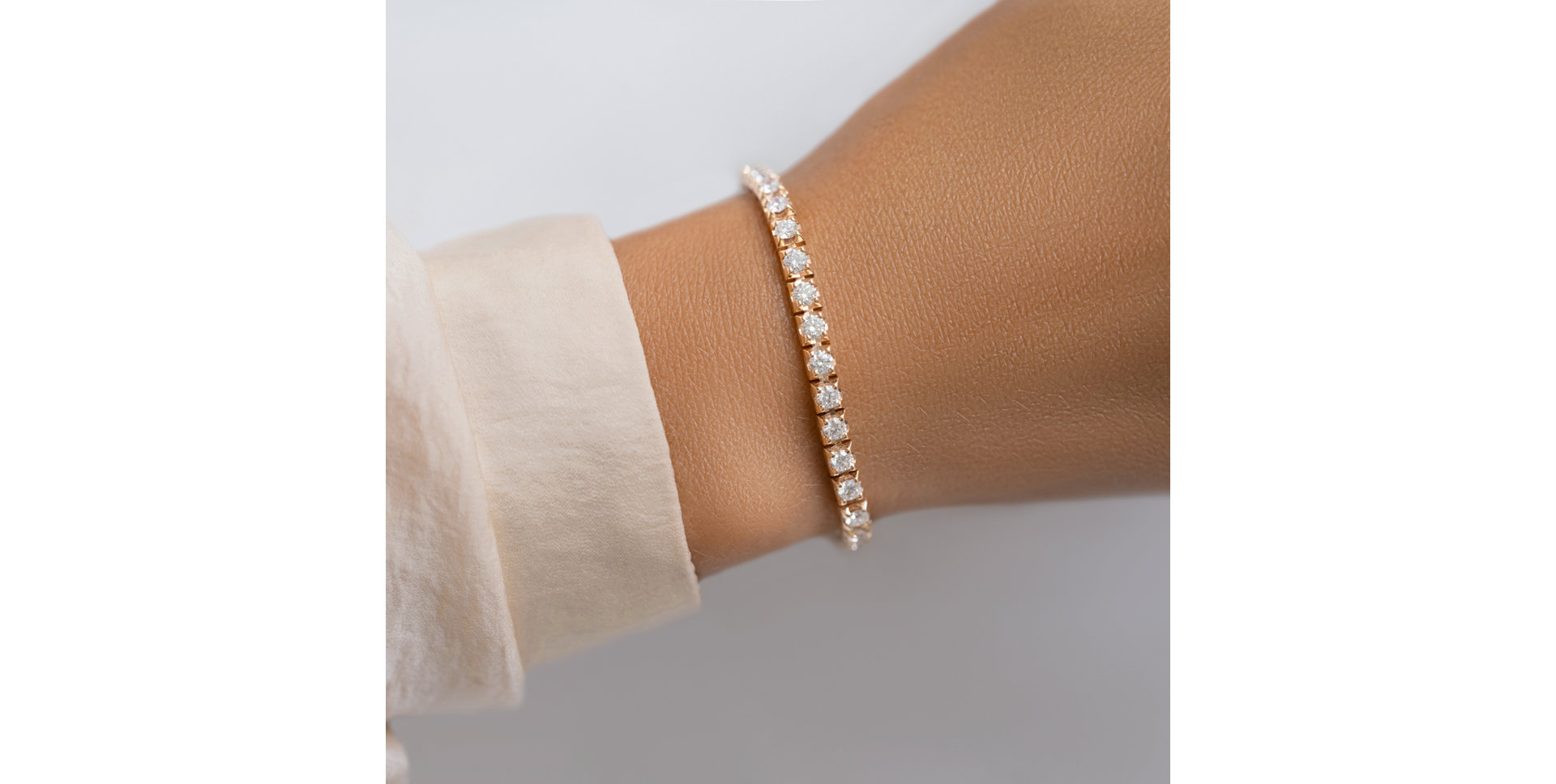 Náramok s diamantmi Thanatos