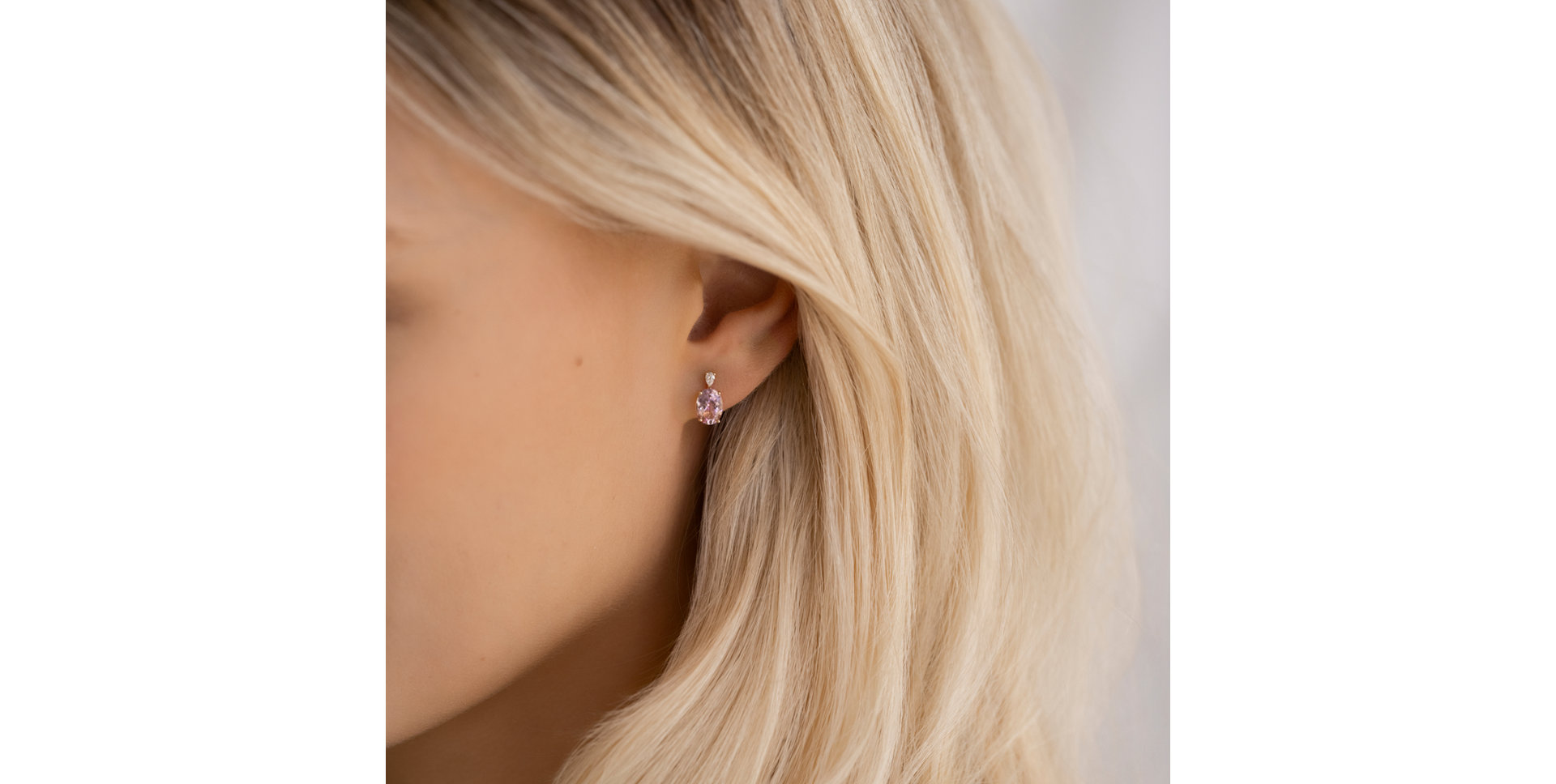 Náušnice s diamantmi a turmalínom Royal Aura