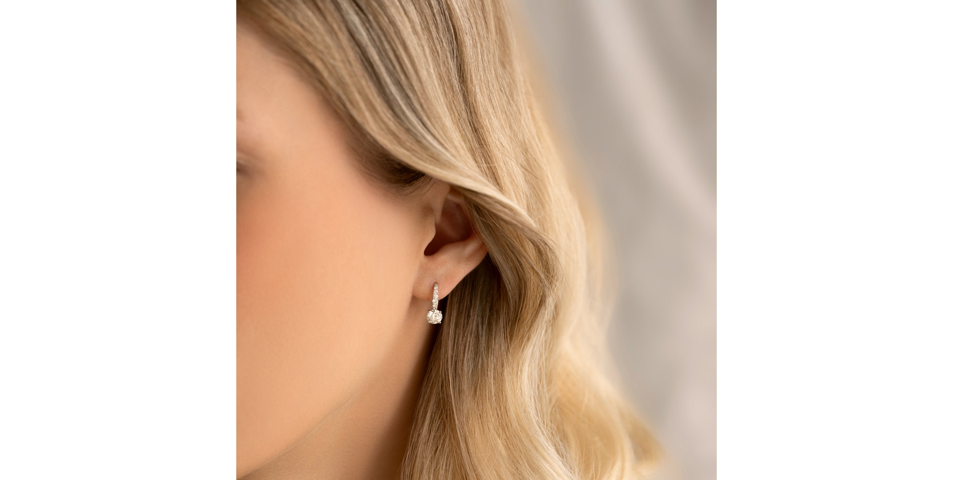 Náušnice s diamantmi Evoria