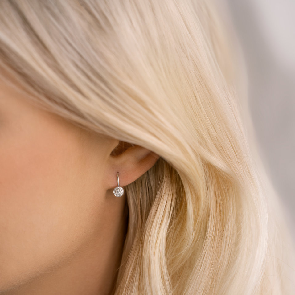 Náušnice s diamantmi Alora