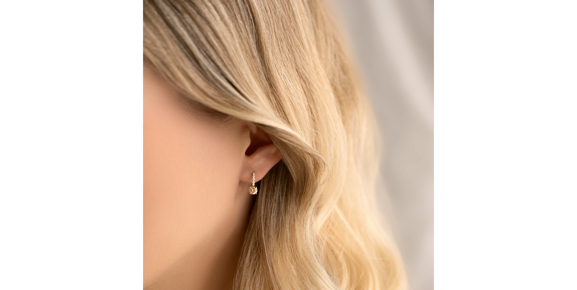 Náušnice s diamantmi Evoria