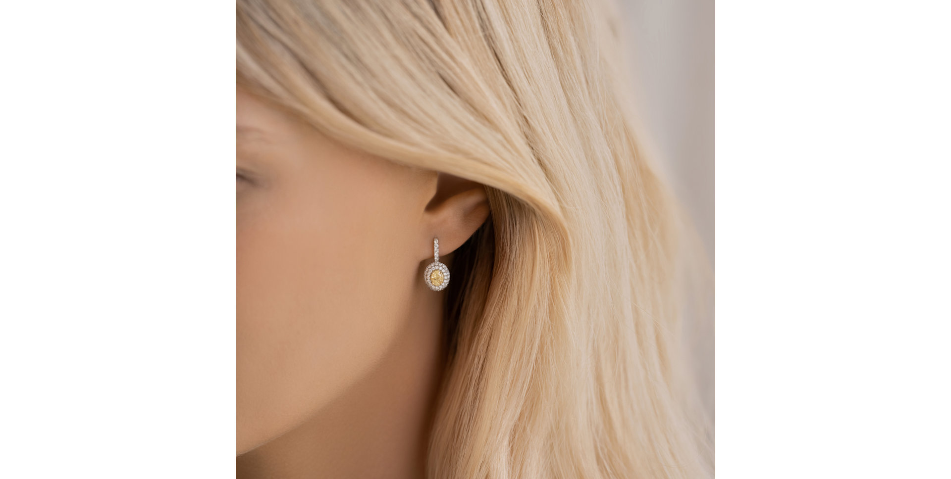 Náušnice s diamantmi Born of Light