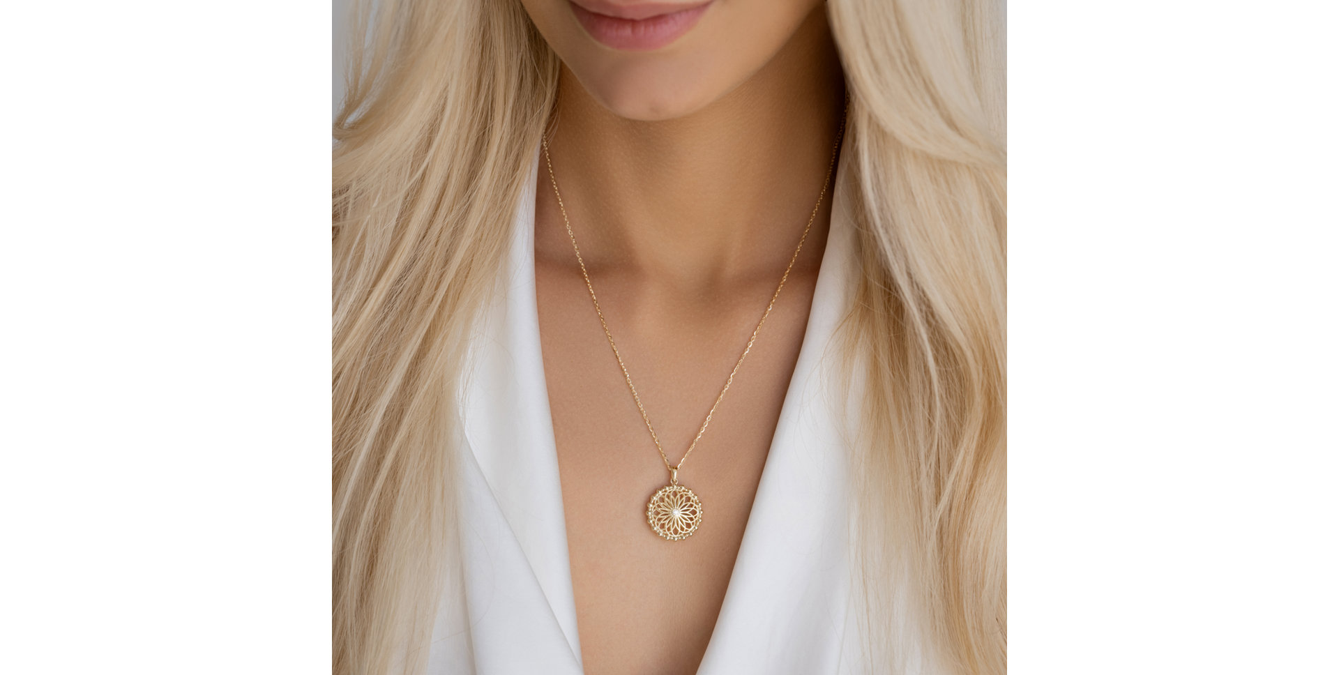 Náhrdelník s diamantom Touch of Light