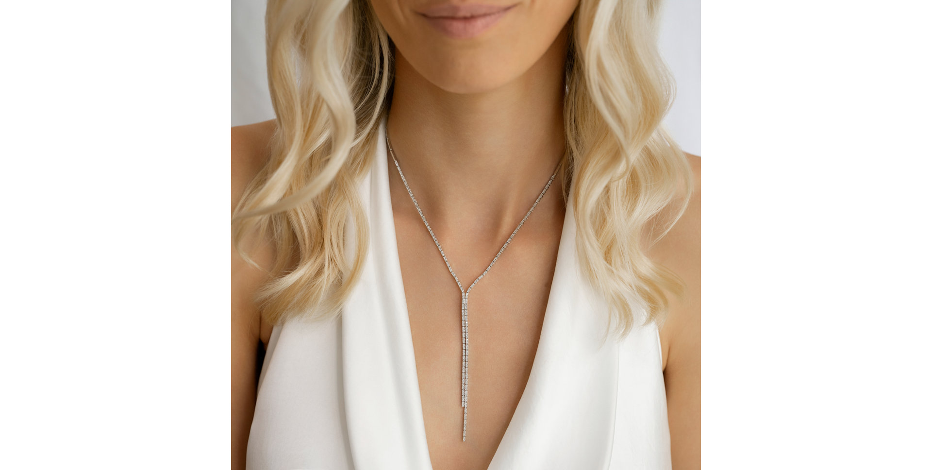 Náušnice s diamantmi Luxury Touch