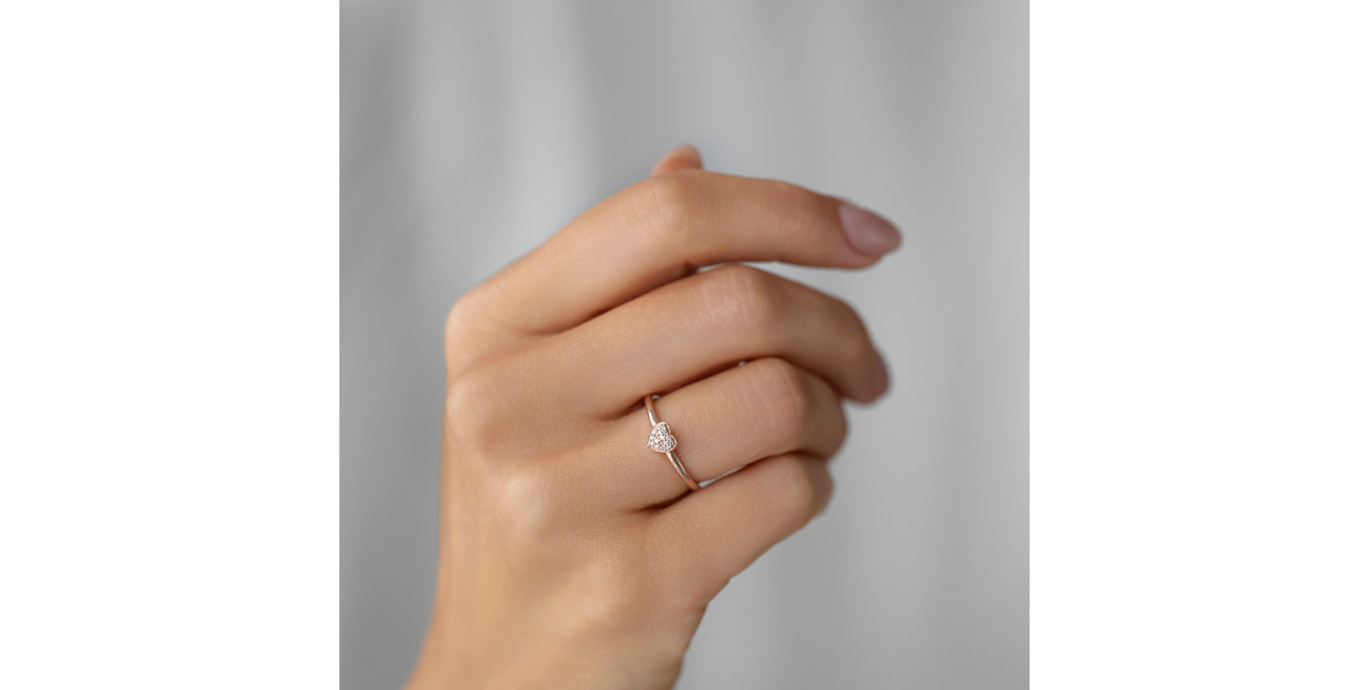 Prsteň s diamantmi Sparkle Heart