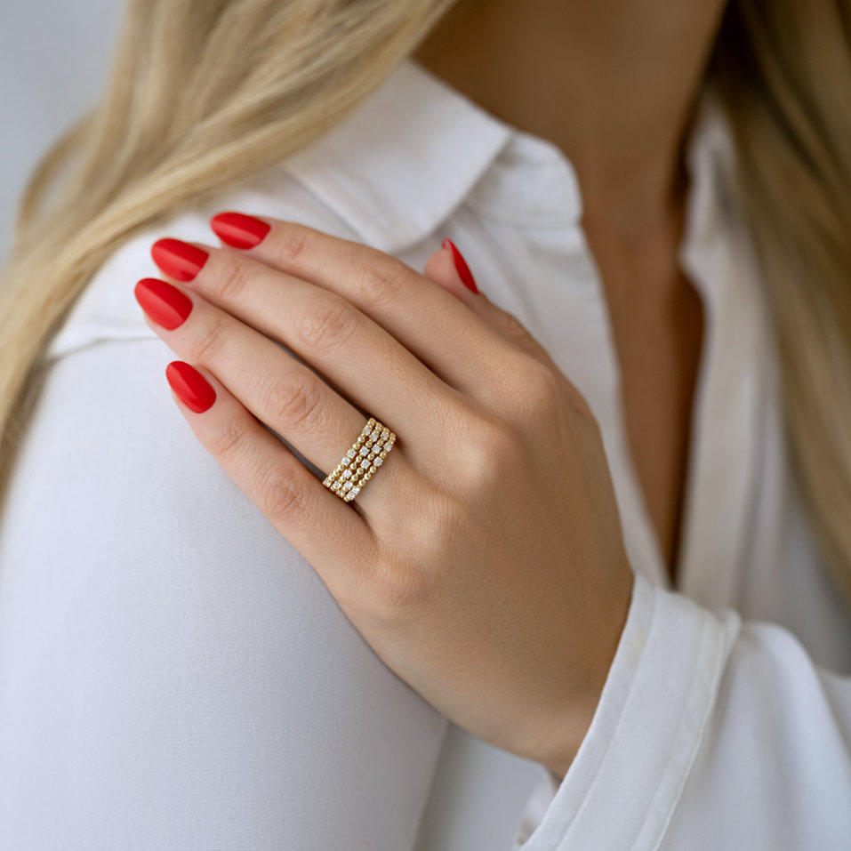 Prsteň s diamantmi Eladio