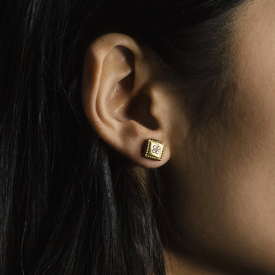 Náušnice s diamantmi Palazzo Ducale