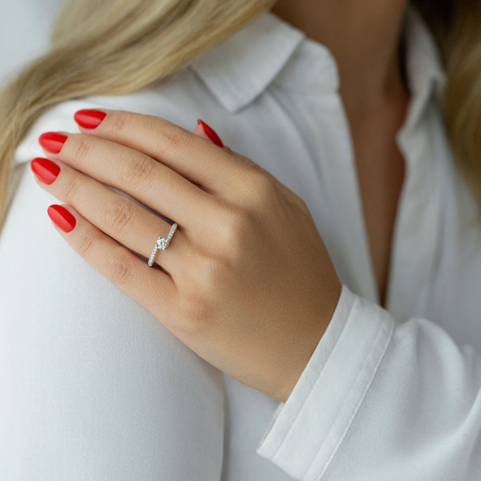 Prsteň s diamantmi Chiara