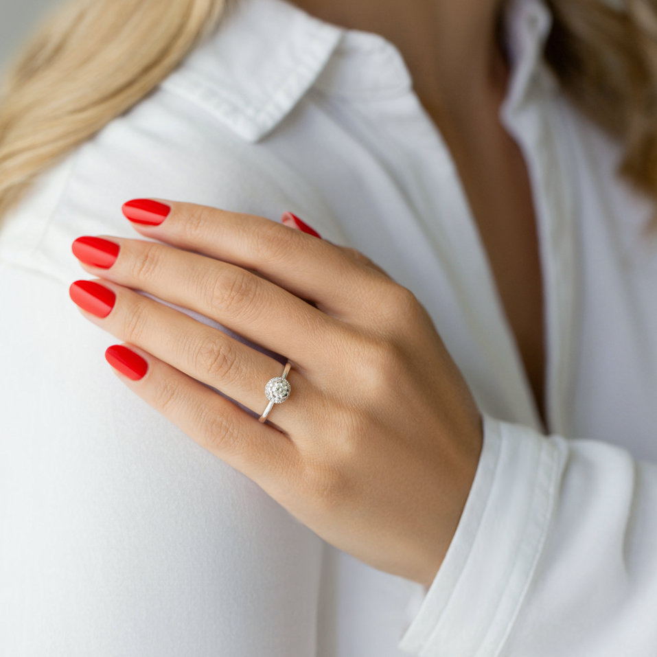 Prsteň s diamantmi Brilliant Star