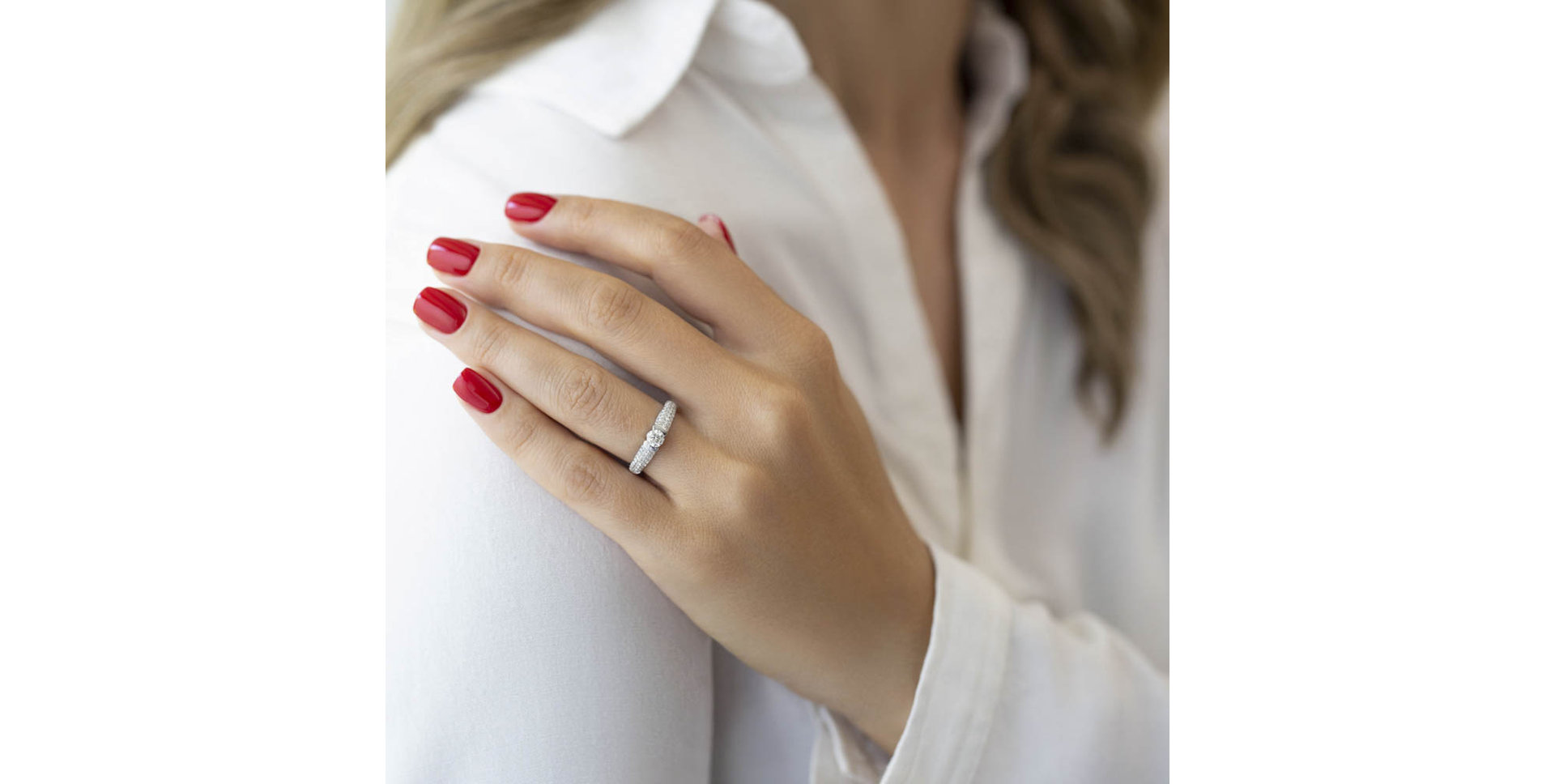 Prsteň s diamantmi Maurice