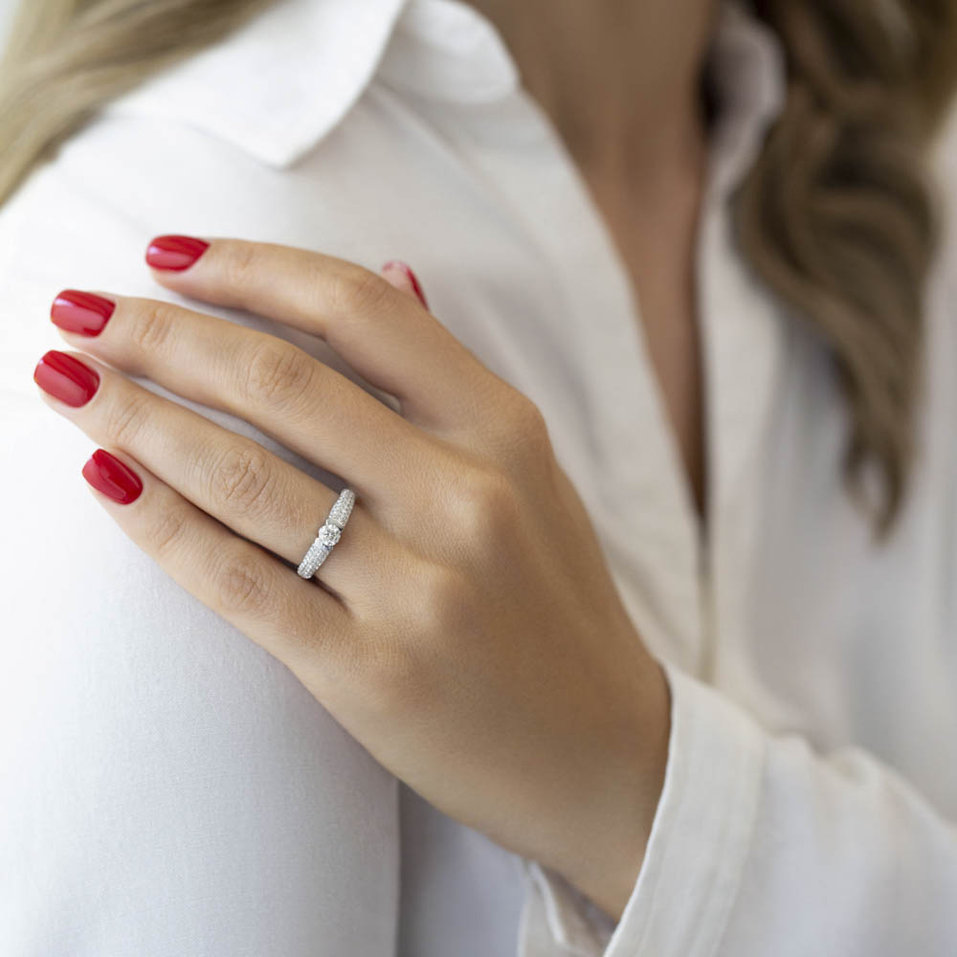 Prsteň s diamantmi Maurice