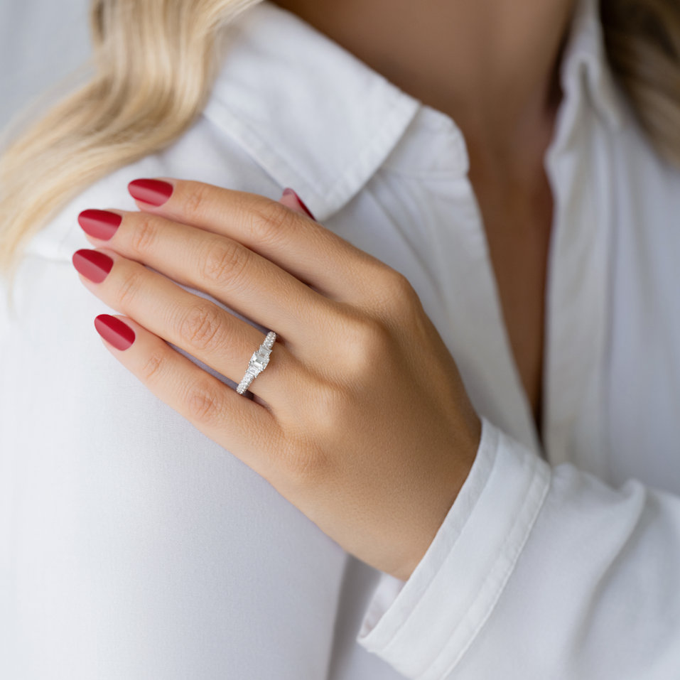 Prsteň s diamantmi Hypnosis