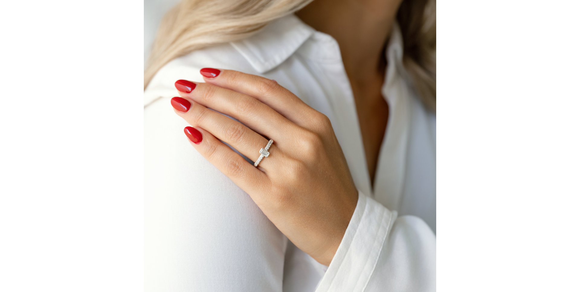 Prsteň s diamantmi Luxury Dedication