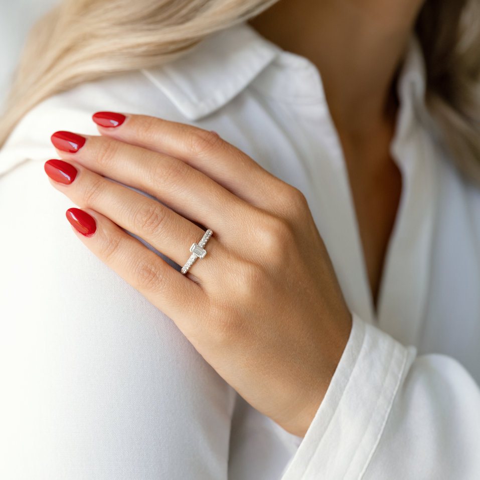 Prsteň s diamantmi Luxury Dedication