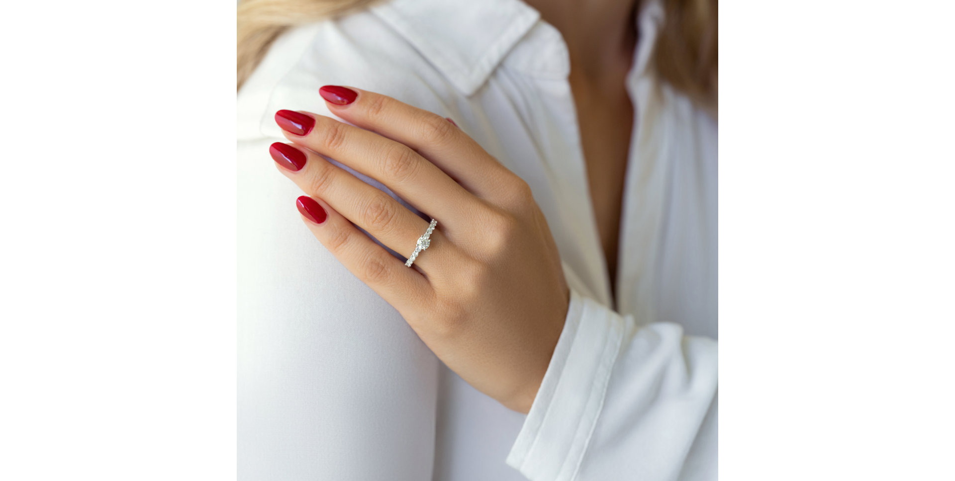 Prsteň s diamantmi Kenza