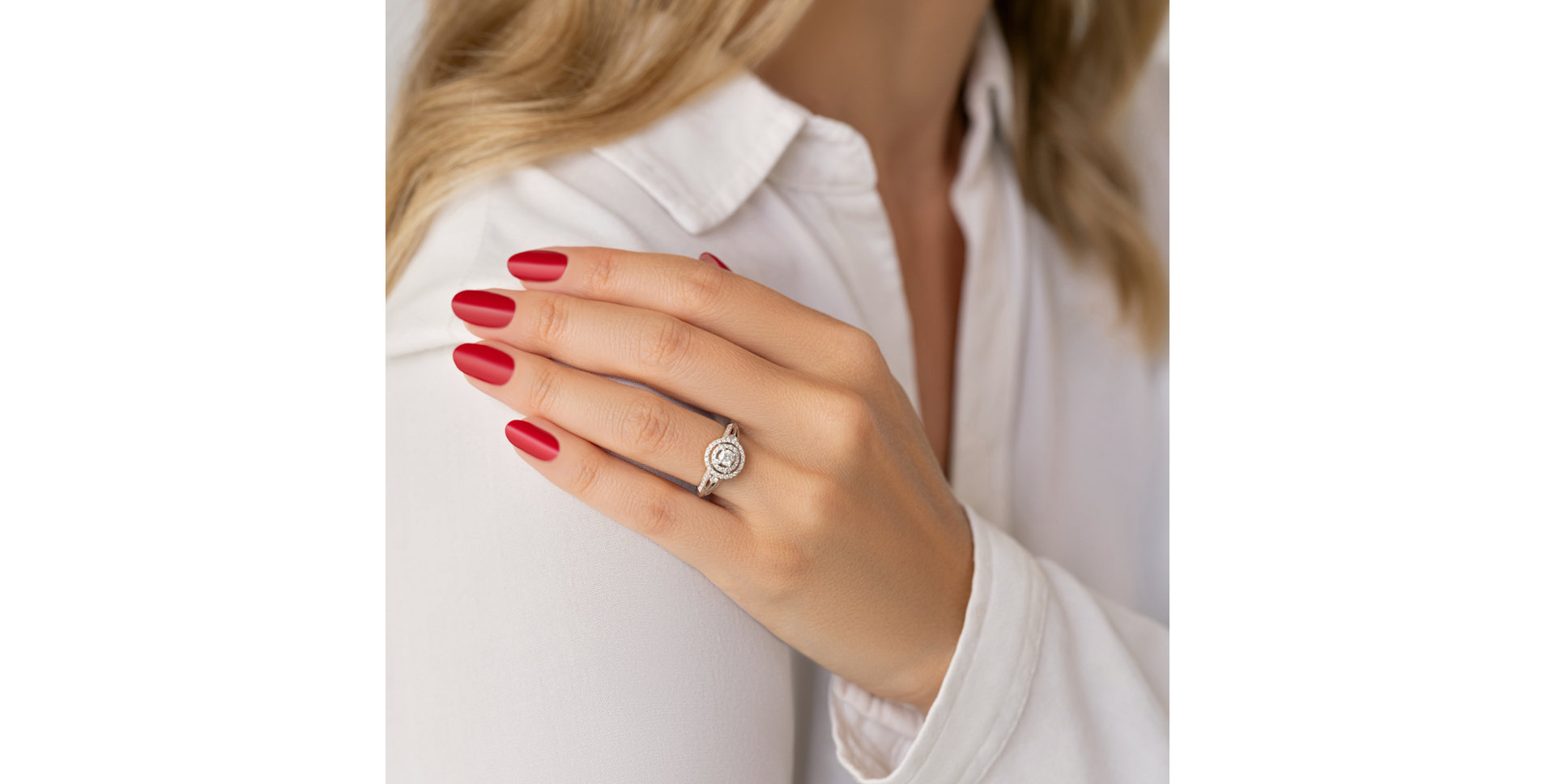 Prsteň s diamantmi Stéphane