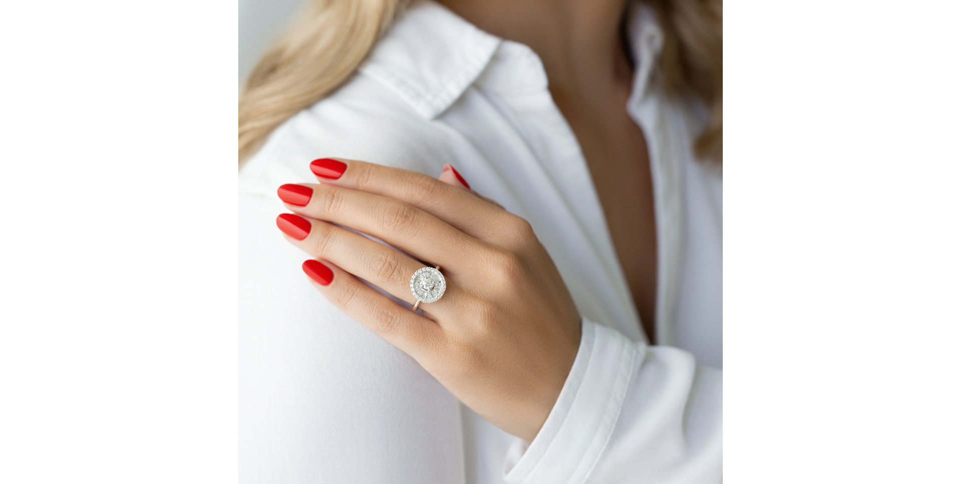 Prsteň s diamantmi Hugues