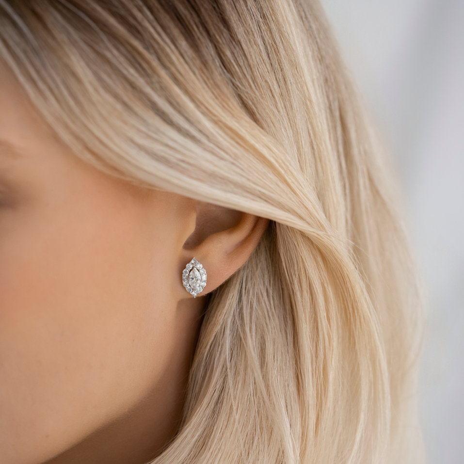 Náušnice s diamantmi Rising Opium