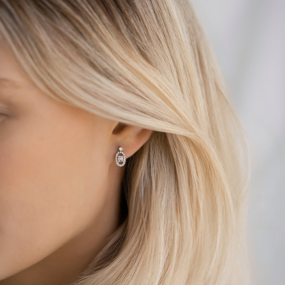 Náušnice s diamantmi Miracle Glance