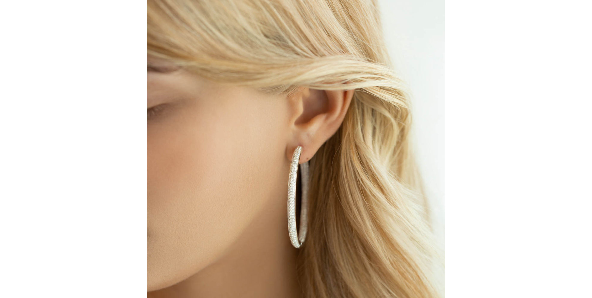 Náušnice s diamantmi Luxury Circles