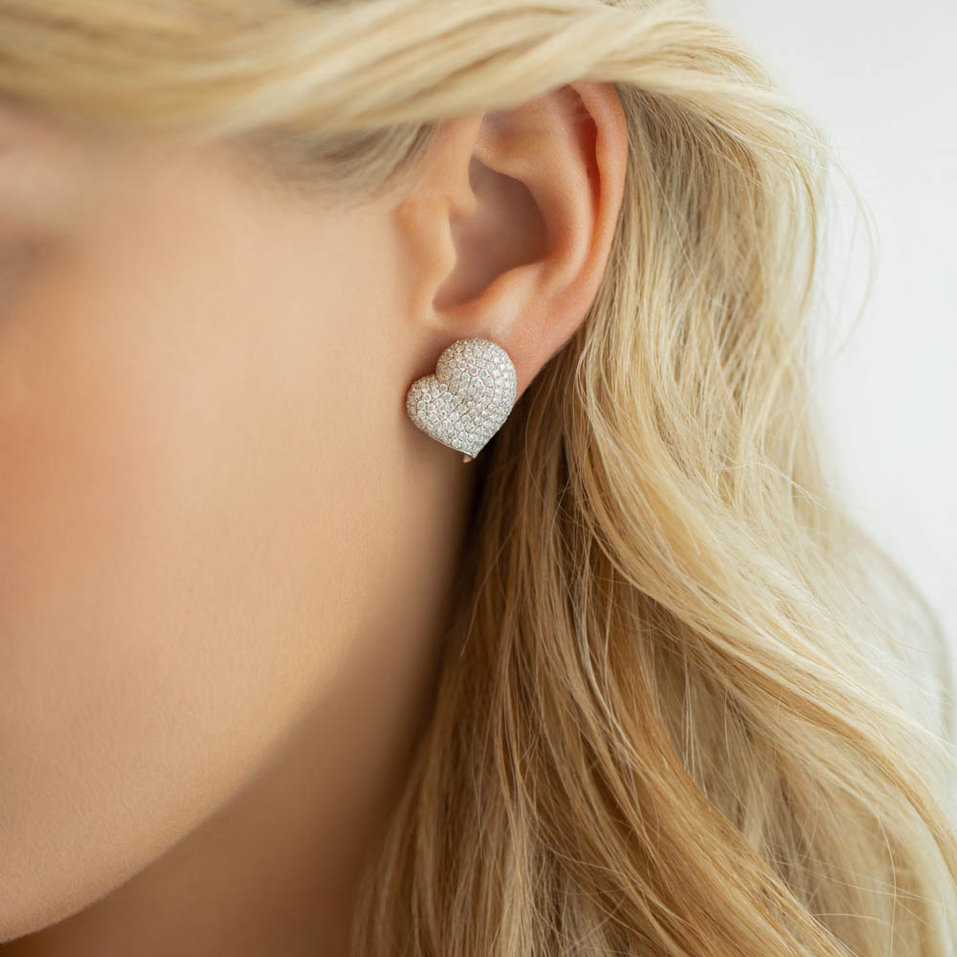 Náušnice s diamantmi Shira