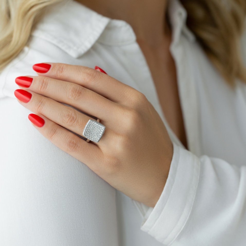 Prsteň s diamantmi Cinderella