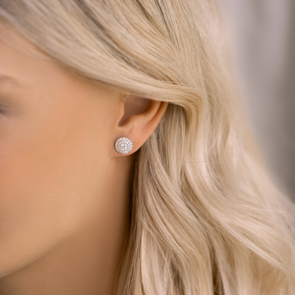 Náušnice s diamantmi Exclusive Shine